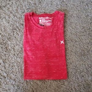 Men's Red Basic Hurley Tee